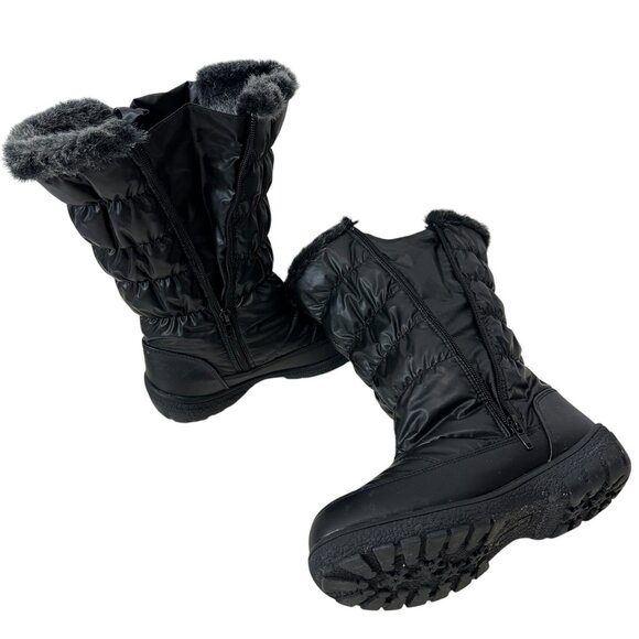 10-239 Black Weatherproof Women's Boots Size 7 - Picture 4 of 11